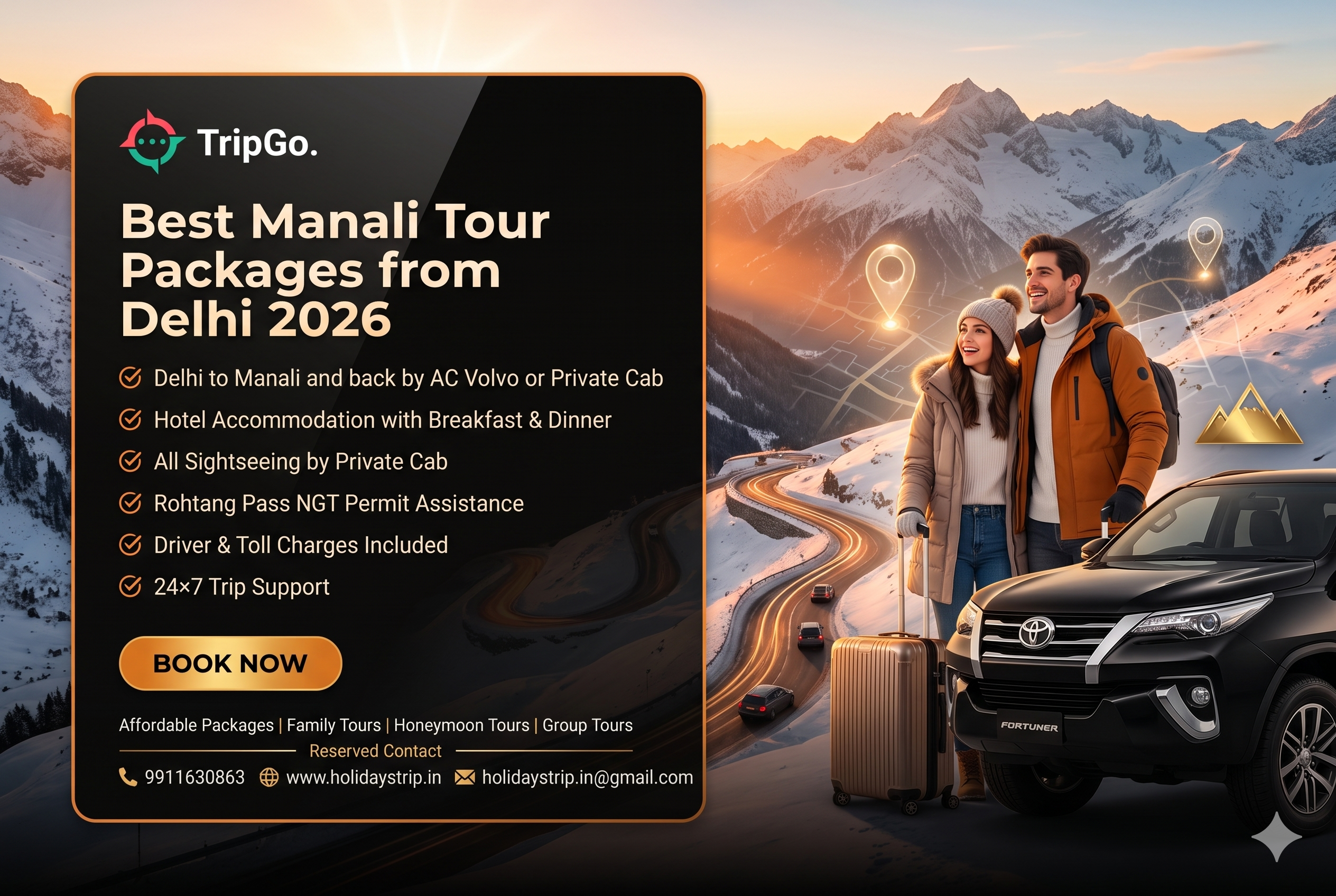 Best Manali Tour Packages from Delhi-2026